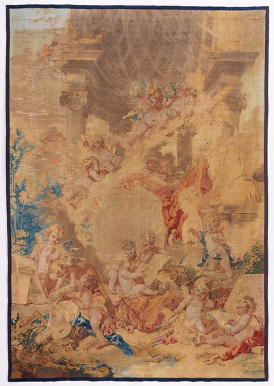 Les genies des Arts, 1761 by Francois after Boucher